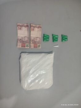 Polícia Militar detém autor e apreende mais de meio quilo de cocaína (Foto: O Diário de Barretos)