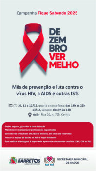 Testes rápidos no centro nesta sexta e sábado 