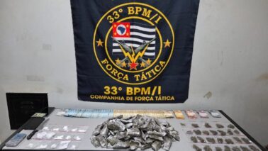 Polícia Militar detém suspeito e apreende mais 3,6 kg de drogas (Foto: O Diário de Barretos) Polícia Militar detém suspeito e apreende mais 3,6 kg de drogas (Foto: O Diário de Barretos)
