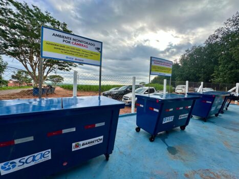 A cidade de Barretos ganhou na tarde de ontem (17), o Ecoponto Rural que foi construído nas margens da vicinal Pedro Vicentini