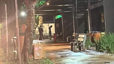 Suspeito é preso durante tentativa de furto de fiação na praça Francisco Barreto (Foto: O Diário de Barretos)