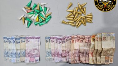 Polícia Militar detém indivíduos na prática de tráfico no Luís Spina (Foto: O Diário de Barretos)