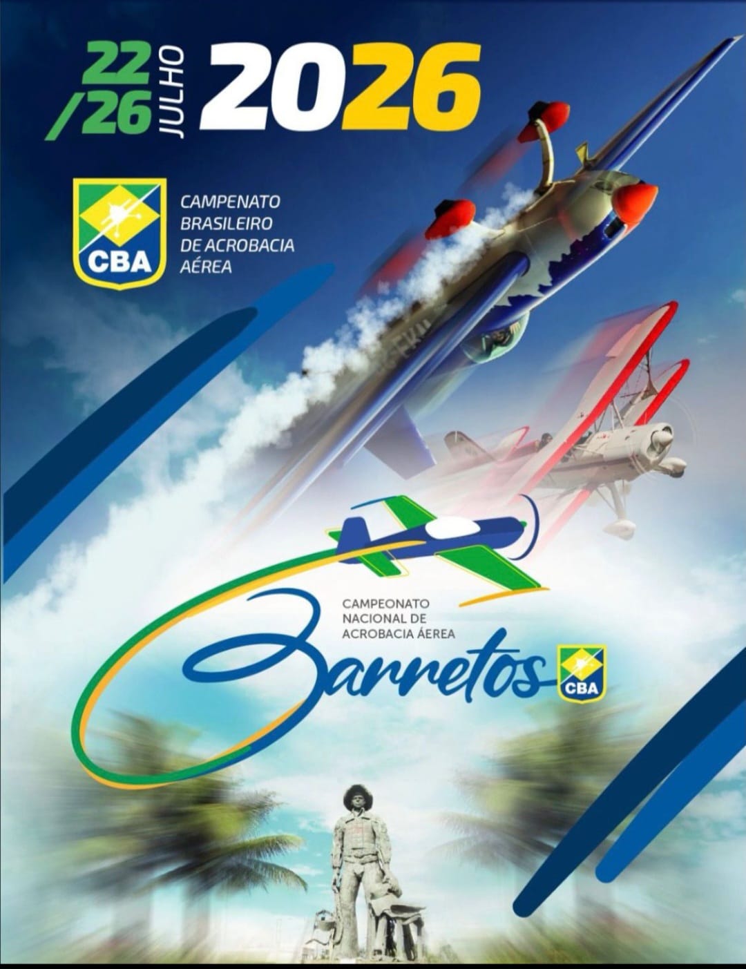 Barretos é escolhida para sediar Campeonato Brasileiro de Acrobacia Aérea