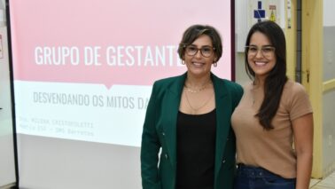 O Grupo de Gestantes da UBS CSU, no bairro Nadir Kenan realizou na semana passada mais um encontro mensal voltado ao cuidado