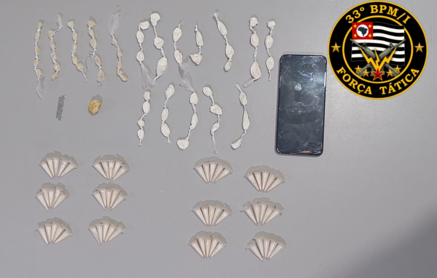 Polícia Militar detém infratores e apreende entorpecentes
