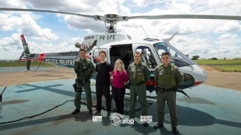 Águia 18 de Rio Preto realiza transporta  coração para transplante na Santa Casa