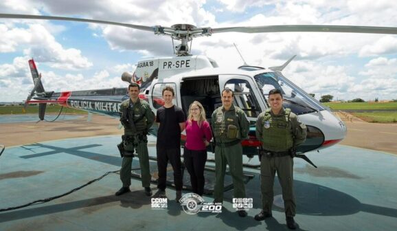 Águia 18 de Rio Preto realiza transporta  coração para transplante na Santa Casa