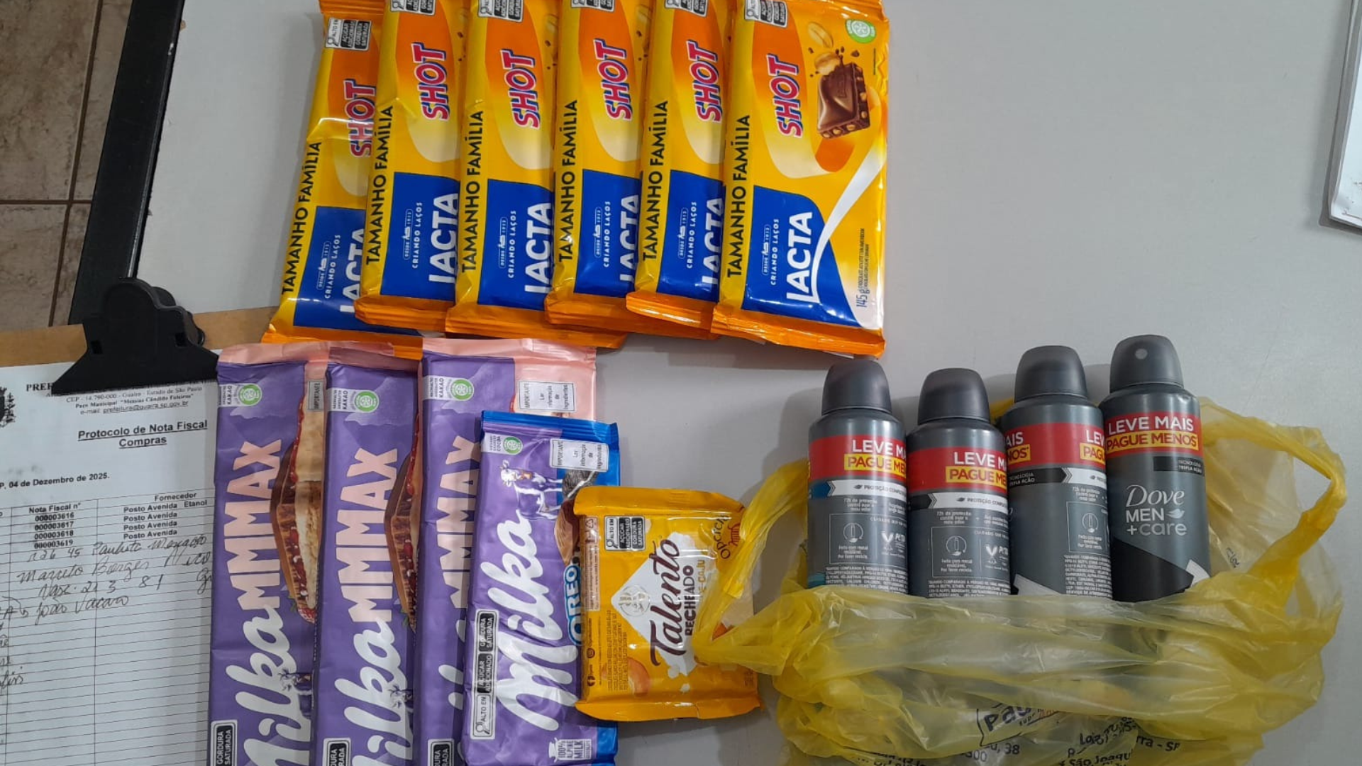 Homem é preso após furtar 15 itens em supermercado de Guaíra
