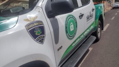 Jovem é surpreendido pela Guarda Municipal após furto (Foto: O Diário de Barretos)