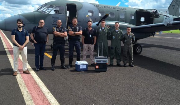 Aeroporto recebe aeronave da FAB para transporte de órgãos captados em Guaíra