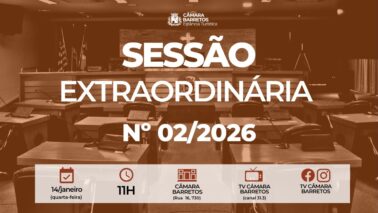 Câmara remarca sessão extraordinária para esta quarta 