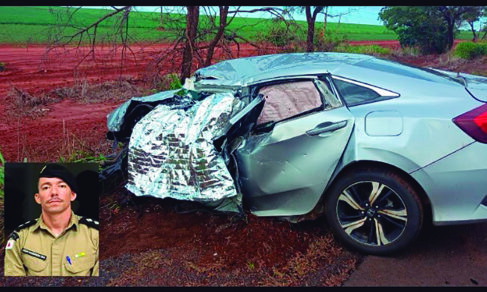 Comandante da PM de Planura morre em acidente 