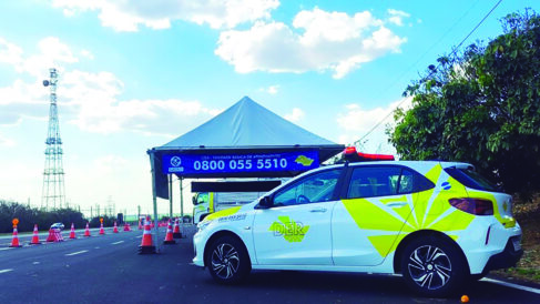 DER realiza operação especial e interdita trecho de rodovia na região