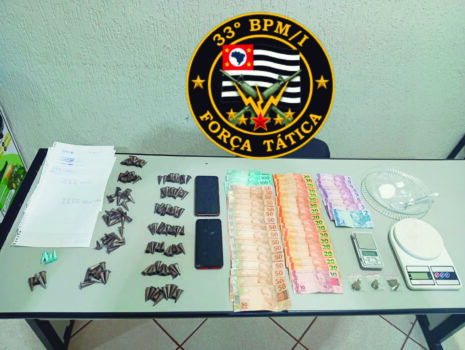 Força Tática prende dupla acusada de tráfico no Jardim Planalto