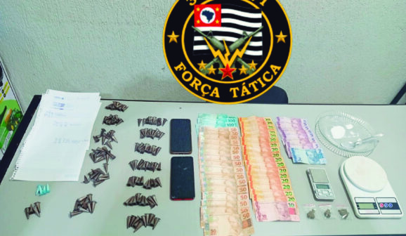 Força Tática prende dupla acusada de tráfico no Jardim Planalto