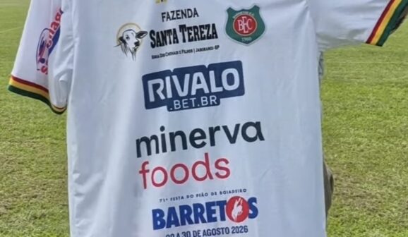 Presidente divulga camisas oficiais do Barretos E.C.