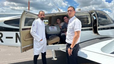 Avião particular transporta coração para transplante em Barretos