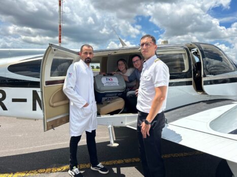 Avião particular transporta coração para transplante em Barretos