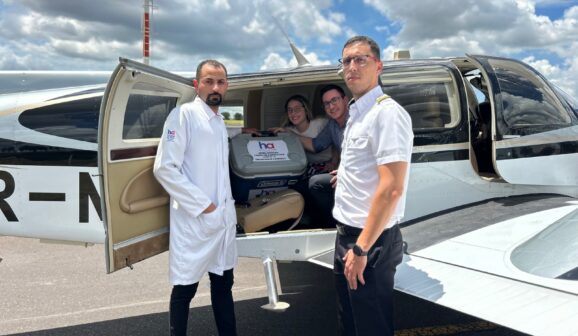 Avião particular transporta coração para transplante em Barretos