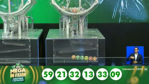 Caixa sorteia as seis dezenas da Mega da Virada