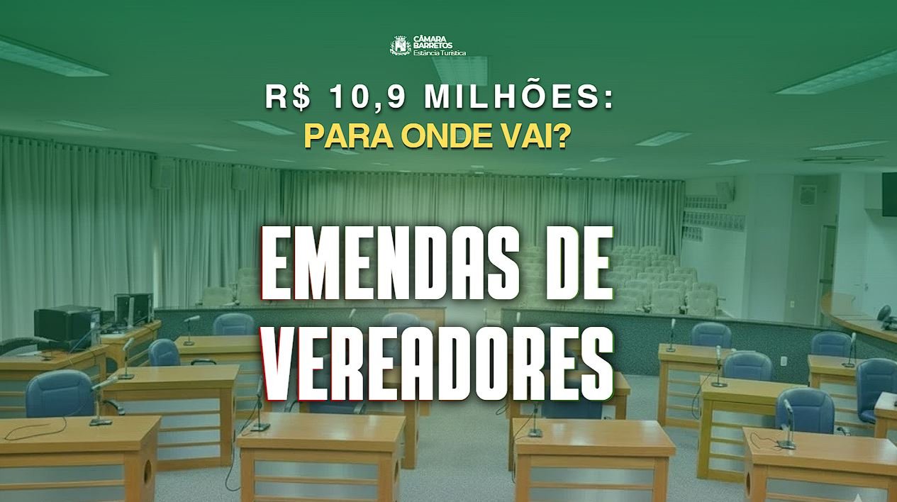 Legislativo divulga entidades beneficiadas com emendas de vereadores