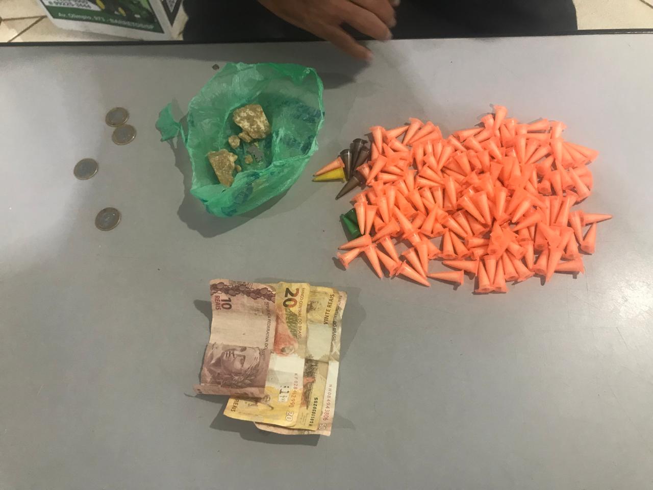 Polícia Militar prende autor por tráfico de drogas no Luís Spina