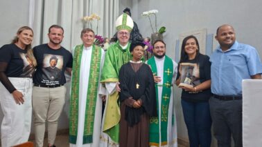 A festa de Santa Josefina Bakhita foi encerrada no último domingo (8), na capela do Residencial Minerva, com a missa do Dia da Padroeira.