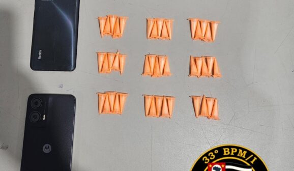 Mulheres são detidas pela PM por tráfico no bairro Dom Bosco (Foto: O Diário de Barretos)