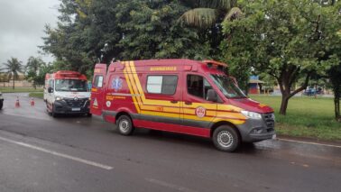 Acidente mobiliza equipes de resgate na avenida Antonio Frederico Ozanan (Foto: O Diário de Barretos)