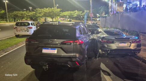 Condutor com suspeita de embriaguez é detido após acidente (Foto: O Diário de Barretos)