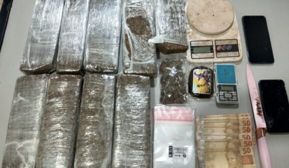 Polícia Militar aborda suspeitos e apreende mais de 6kg de maconha (Foto: O Diário de Barretos)