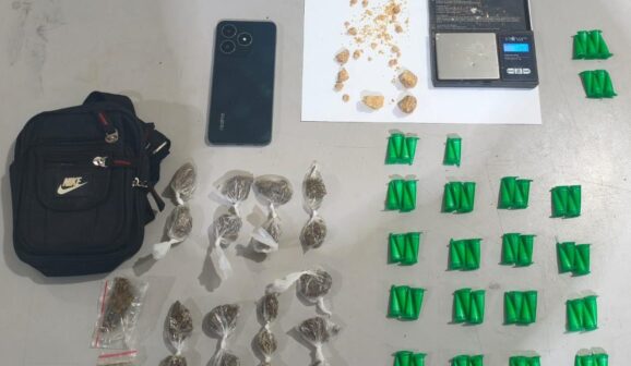 Autor é detido por tráfico e direção perigosa após fuga com moto furtada (Foto: O Diário de Barretos)