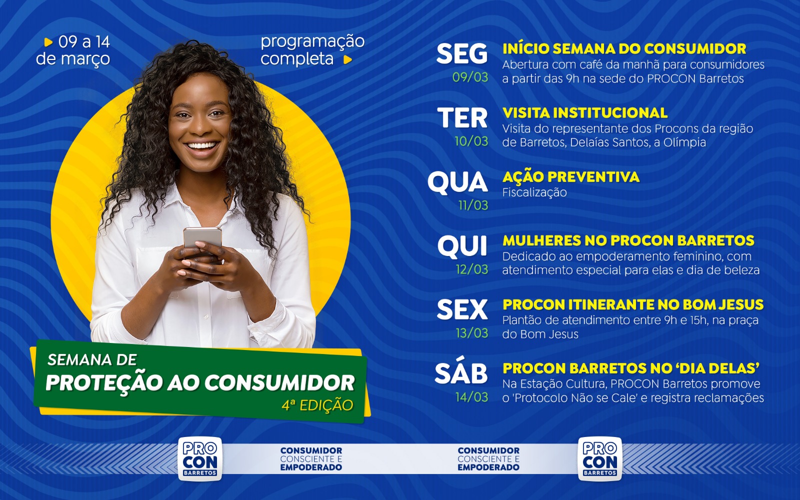 Procon realiza ações especiais na Semana de Proteção ao Consumidor