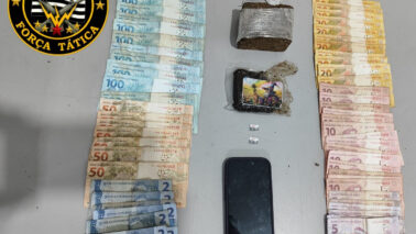 PM aborda entregador e apreende entorpecentes em Olímpia (Foto: O Diário de Barretos)