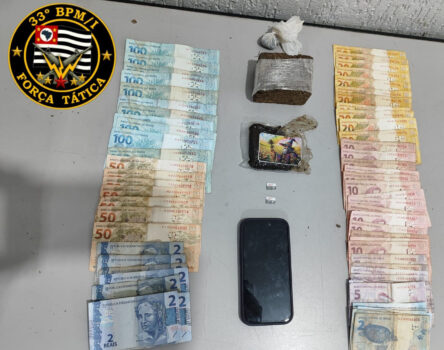 PM aborda entregador e apreende entorpecentes em Olímpia (Foto: O Diário de Barretos)