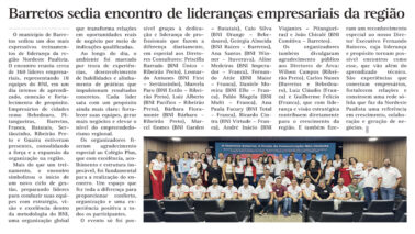 Barretos sedia encontro de lideranças empresariais da região