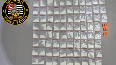 Adolescente é detido pela PM por venda de cocaína (Foto: O Diário de Barretos)