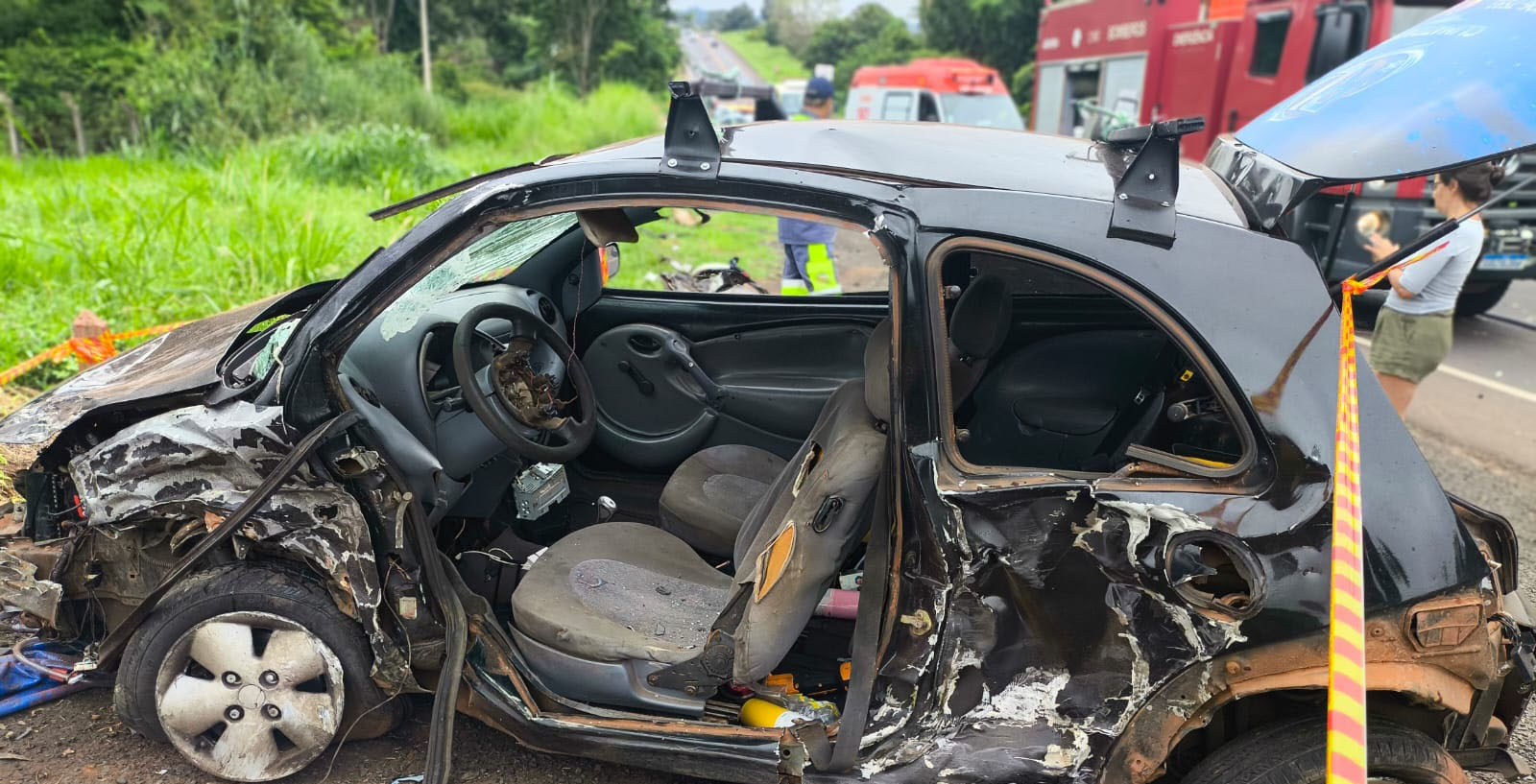 Colisão frontal mata jovem na rodovia Assi Chateaubriand