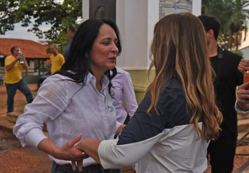 A presidente do Fundo Social do Estado, Cristiane Freitas, visitou  o programa “Caminho da Capacitação” em Barretos