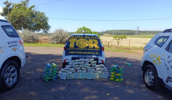 Polícia Rodoviária detém casal e apreende mais de 90kg de drogas (Foto: O Diário de Barretos)