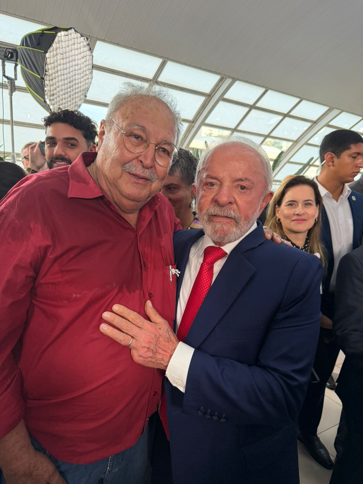 Mussa participa de encontro com o presidente Lula