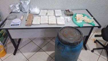 Polícia Militar apreende mais de 10kg de entorpecentes em Guaíra (Foto: O Diário de Barretos)