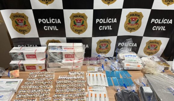 Polícia Civil apreende medicamentos irregulares e cigarros contrabandeados (Foto: O Diário de Barretos)