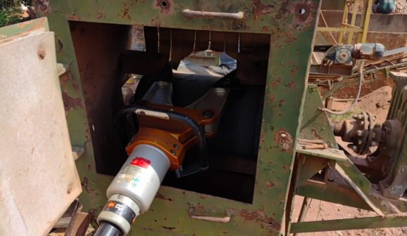 Acidente de trabalho mobiliza equipes de resgate no Distrito Industrial II (Foto: O Diário de Barretos)