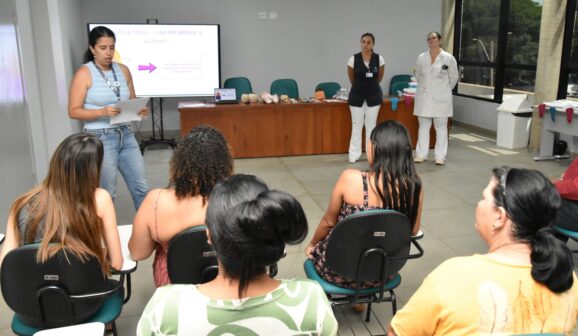 Uma iniciativa da Secretaria Municipal de Saúde e da equipe da Santa Casa de Misericórdia da Estância Turística de Barretos foi realizada na quinta-feira (5), com o primeiro encontro deste ano com gestantes e mães de bebês.