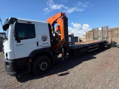 Polícia procura por caminhão furtado em Colômbia (Foto: O Diário de Barretos)