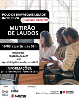 Inscrições para mutirão regional de laudos termina neste domingo  