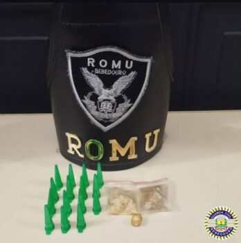 GCM prende autor pela prática de tráfico de entorpecente (Foto: O Diário de Barretos)