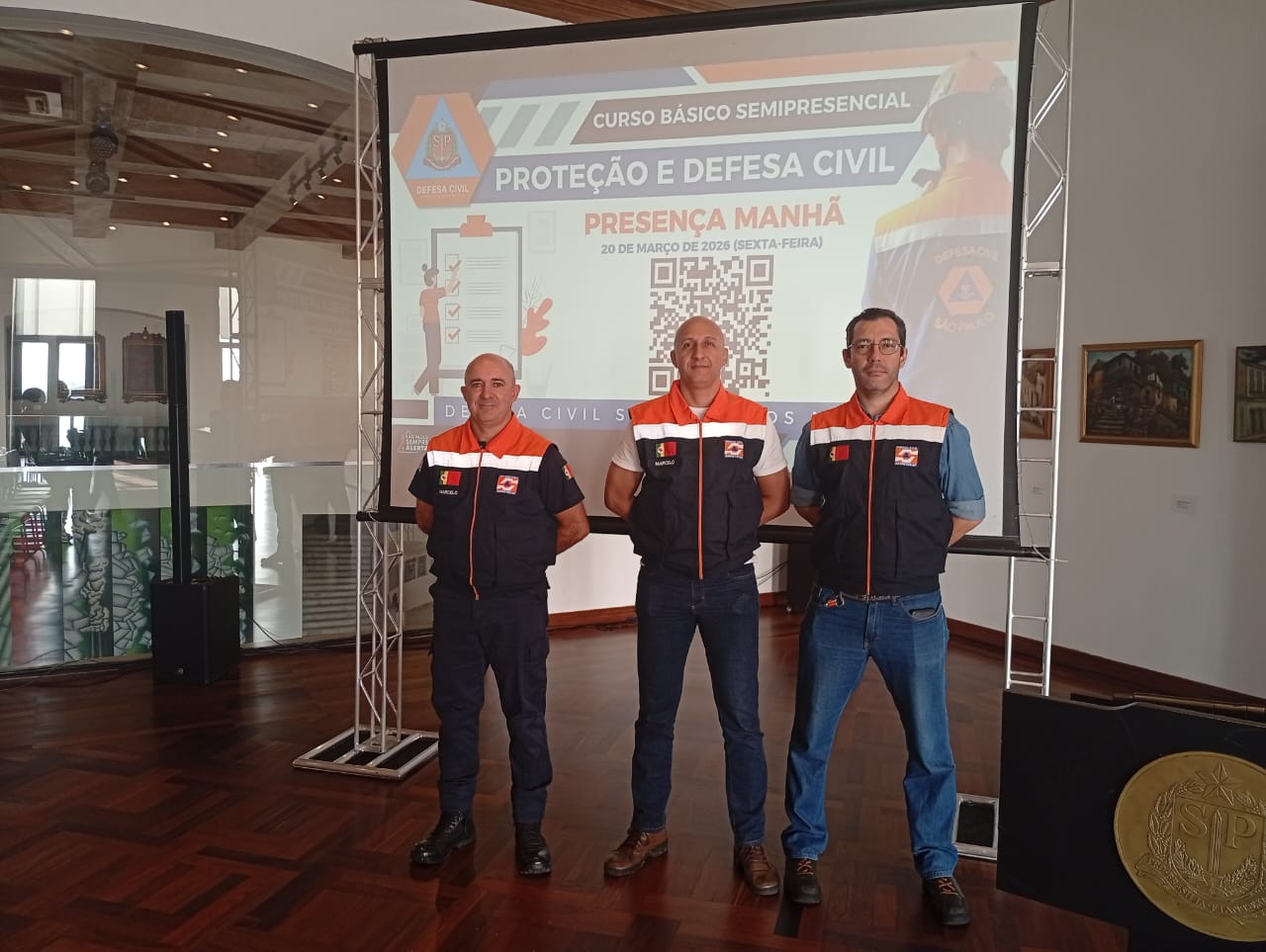 Agentes da Defesa Civil participam de curso em São Paulo 