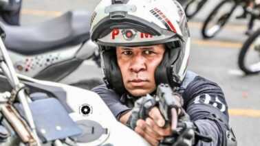O cabo Ricardo concluiu, nesta sexta-feira (20), o curso de especialização em Policiamento Tático com Motocicletas (ROCAM), no 2º Batalhão de Polícia de Choque